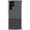 Black and Grey Stripes Galaxy S23 Ultra Clear Case