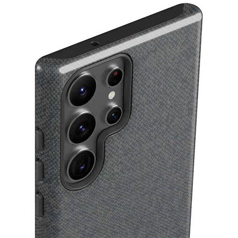 Black and Grey Stripes Galaxy S23 Ultra Pro Case