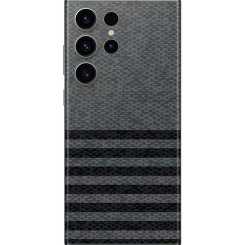 Black and Grey Stripes Galaxy Skins