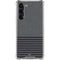 Black and Grey Stripes Galaxy S24 FE Clear Case