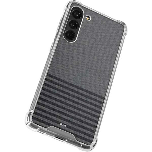 Black and Grey Stripes Galaxy S24 FE Clear Case