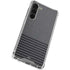 Black and Grey Stripes Galaxy S24 FE Clear Case