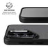 Black and Grey Stripes Galaxy S24 FE Kickstand Case