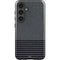 Black and Grey Stripes Galaxy S25 Impact Case