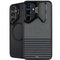 Black and Grey Stripes Galaxy S24 Plus Kickstand Case