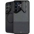 Black and Grey Stripes Galaxy S24 Plus Kickstand Case