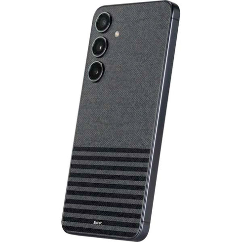 Black and Grey Stripes Galaxy S24 Skin