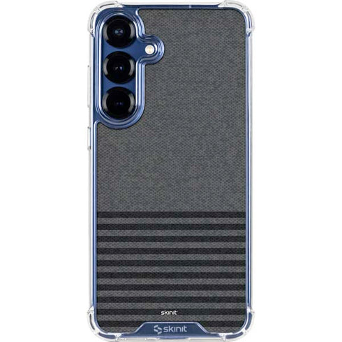 Black and Grey Stripes Galaxy S25 Clear Case
