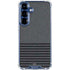 Black and Grey Stripes Galaxy S25 FE Clear Case