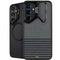 Black and Grey Stripes Galaxy S25 FE Kickstand Case