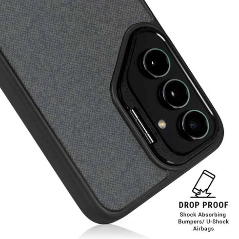Black and Grey Stripes Galaxy S25 FE Kickstand Case