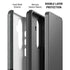 Black and Grey Stripes Galaxy S26 Impact Case