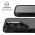 Black and Grey Stripes Galaxy S26 Kickstand Case