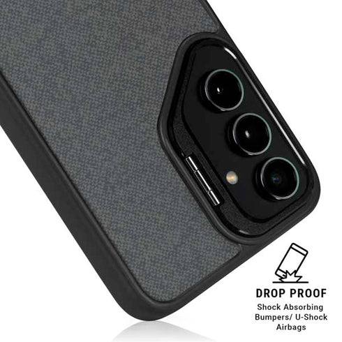 Black and Grey Stripes Galaxy S26 Kickstand Case