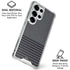 Black and Grey Stripes Galaxy S26 Ultra Clear Case