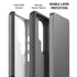Black and Grey Stripes Galaxy S26 Ultra Impact Case
