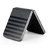 Black and Grey Stripes Galaxy Z Flip6 Skin