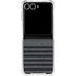 Black and Grey Stripes Galaxy Z Flip7 Clear Case