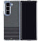 Black and Grey Stripes Galaxy Z Fold5 5G Clear Case