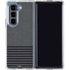 Black and Grey Stripes Galaxy Z Fold5 5G Clear Case