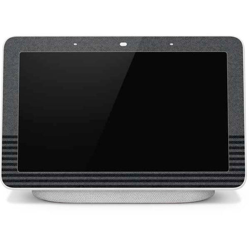 Black and Grey Stripes Google Home Hub Skin