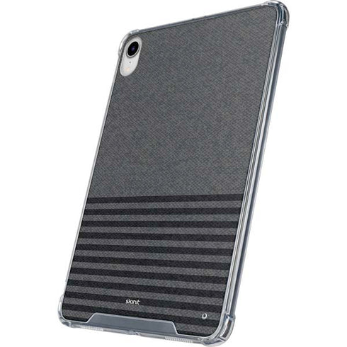 Black and Grey Stripes iPad 11th Gen (2025) Clear Case