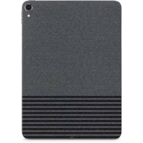 Black and Grey Stripes Apple iPad Pro Skin