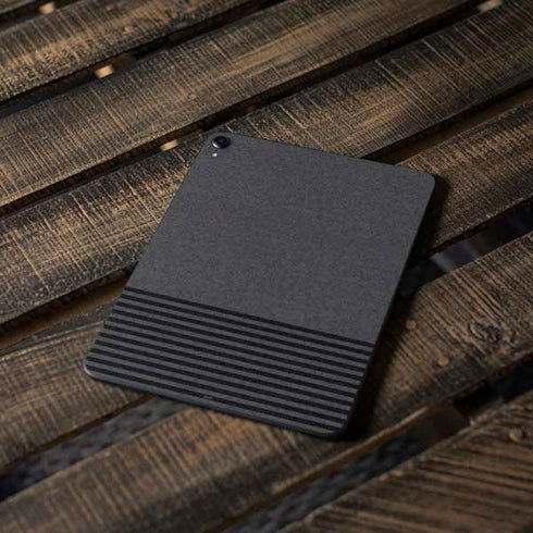 Black and Grey Stripes Apple iPad Pro Skin