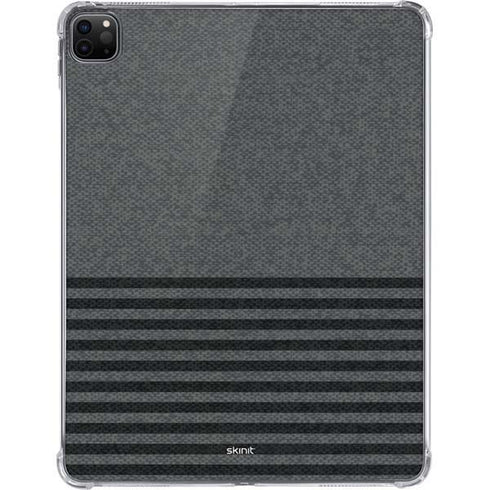 Black and Grey Stripes iPad Pro 11in (2024) Clear Case