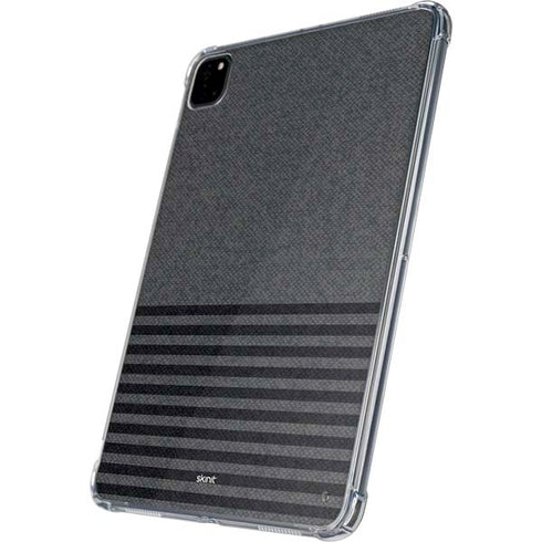 Black and Grey Stripes iPad Pro 11in (2024) Clear Case
