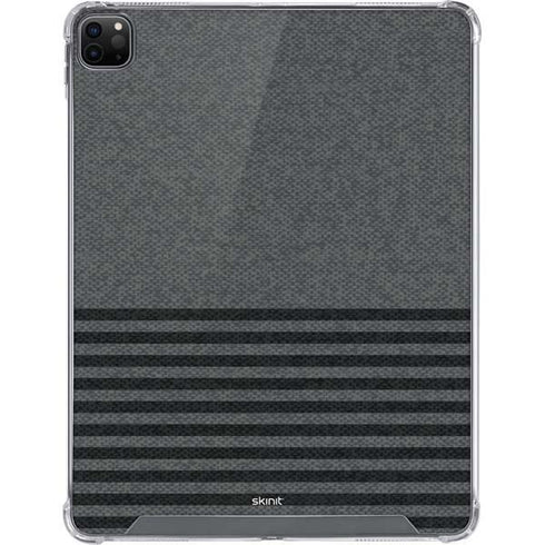 Black and Grey Stripes iPad Cases