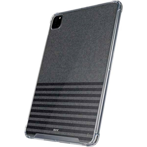 Black and Grey Stripes iPad Cases