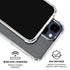 Black and Grey Stripes iPhone 15 Clear Case