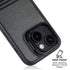 Black and Grey Stripes iPhone 15 Kickstand Case