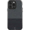 Black and Grey Stripes iPhone 15 Pro Impact Case