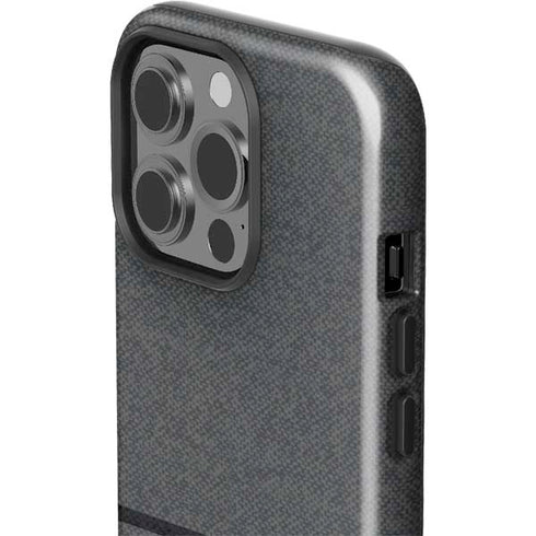 Black and Grey Stripes iPhone 15 Pro Impact Case