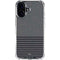 Black and Grey Stripes iPhone 16 Clear Case