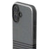 Black and Grey Stripes iPhone 16 Impact Case