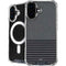 Black and Grey Stripes iPhone 16 MagSafe Case