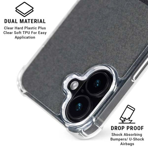 Black and Grey Stripes iPhone 16 MagSafe Case