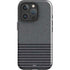 Black and Grey Stripes iPhone 16 Pro Impact Case