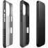 Black and Grey Stripes iPhone 16 Pro Impact Case