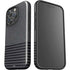 Black and Grey Stripes iPhone 16 Pro Impact Case