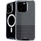 Black and Grey Stripes iPhone 16 Pro MagSafe Case