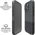 Black and Grey Stripes iPhone 16 Pro Magsafe Impact Case