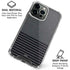Black and Grey Stripes iPhone 16 Pro Max Clear Case