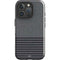 Black and Grey Stripes iPhone 16 Pro Max Impact Case