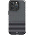 Black and Grey Stripes iPhone 16 Pro Max Impact Case