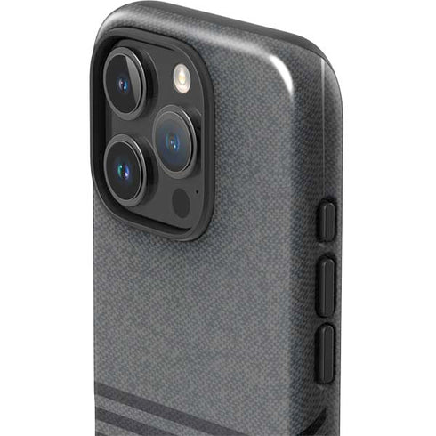 Black and Grey Stripes iPhone 16 Pro Max Impact Case