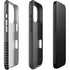 Black and Grey Stripes iPhone 16 Pro Max Impact Case
